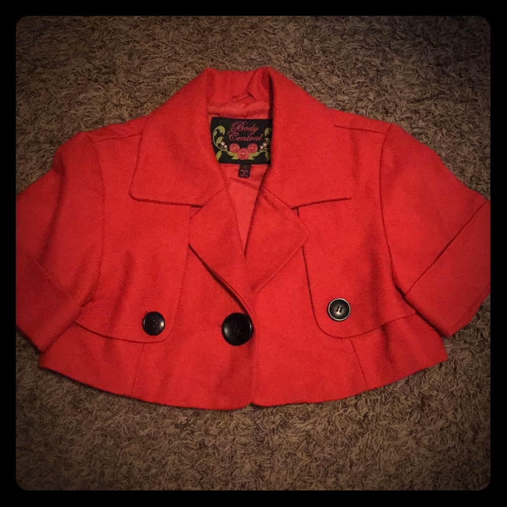 Cropped blazer - Picture 2 of 5